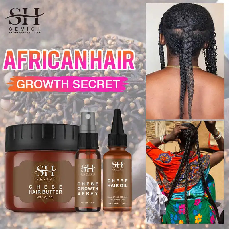 Sets de soin pour cheveux bouclés ou crépus - Pousse rapide, anti casse, perte et renforcement