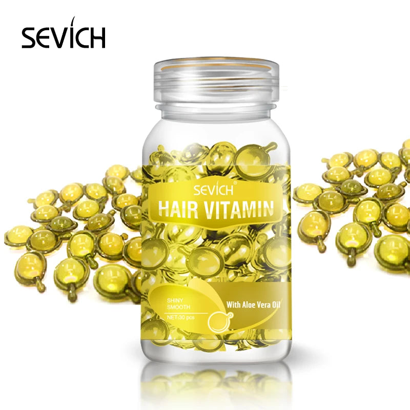 Capsules de vitamines kératine et huiles essentielles - Sérum marocain anti perte de cheveux