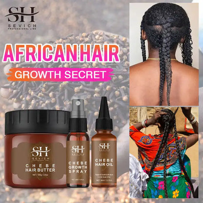 Sets de soin pour cheveux bouclés ou crépus - Pousse rapide, anti casse, perte et renforcement